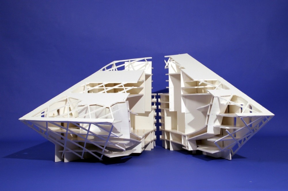 Grand Canal Theatre - Daniel Libeskind model 02