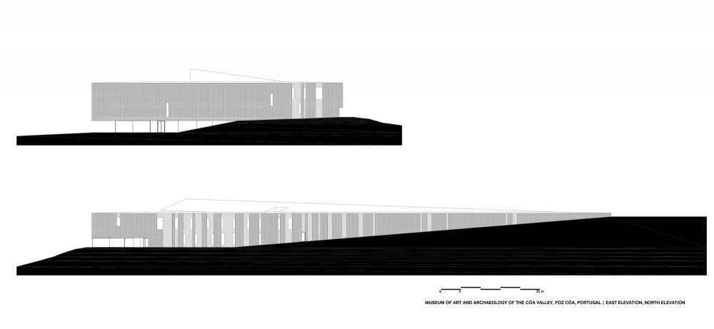 Museum of Art and Archaeology of the Côa Valley - Camilo Rebelo east & north elevation