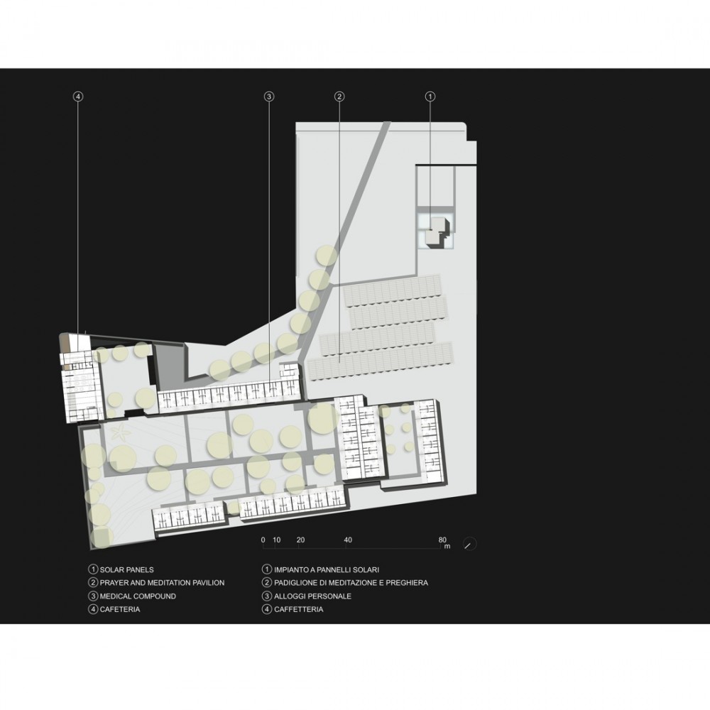 Medical Housing Compound - Studio Tam associati general floor plan