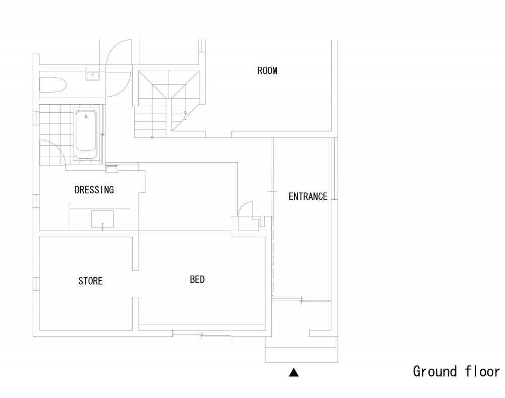 House of Integration - FORM / Kouichi Kimura ground floor plan