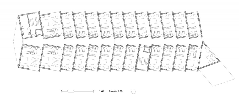 Hotel City Garden - EM2N second floor plan