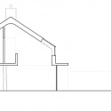 Wooden Japanese House - Konishi Gaffney Architects section