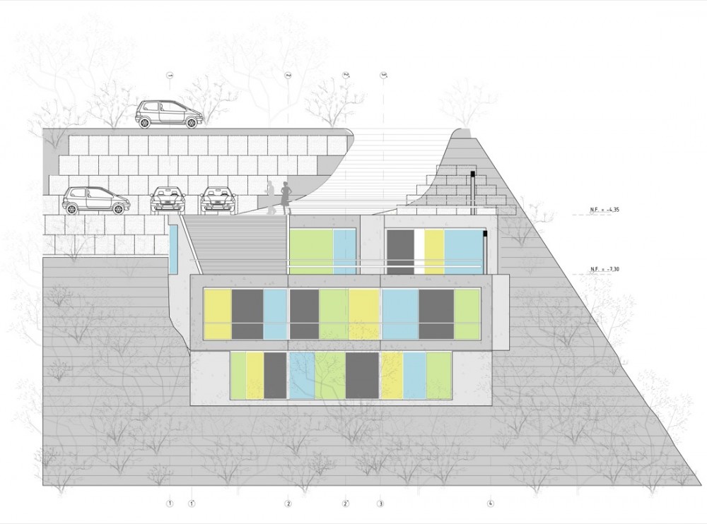 V House - Plan B Arquitectos - Giancarlo Mazzanti elevation 03