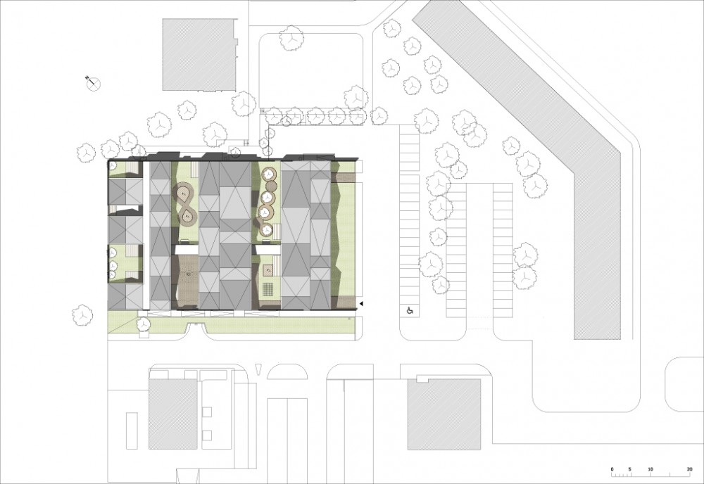 Kindergarden - Epinay Nursery School - BP Architectures site plan