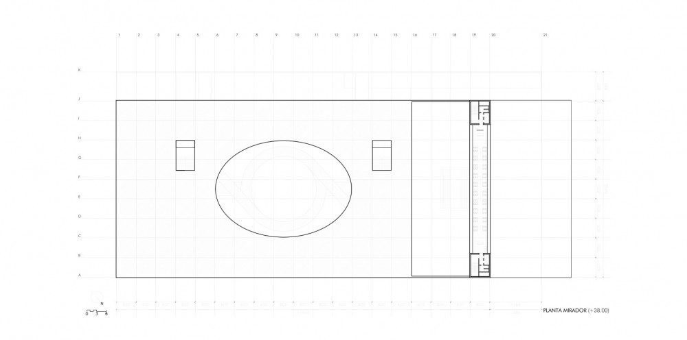 The MA: Andalucia's Museum of Memory - Alberto Campo Baeza lookout floor plan