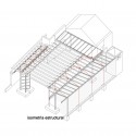 Boca del Lobo Restaurant - Jose Maria Saez & Daniel Moreno Boca del Lobo Restaurant - Jose Maria Saez & Daniel Moreno structural isometric