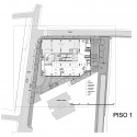 Julio Mario Santo Domingo Building - Daniel Bonilla Arquitectos first floor plan