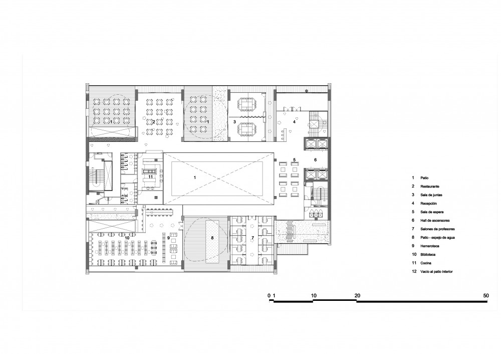 Julio Mario Santo Domingo Building - Daniel Bonilla Arquitectos tenth floor plan