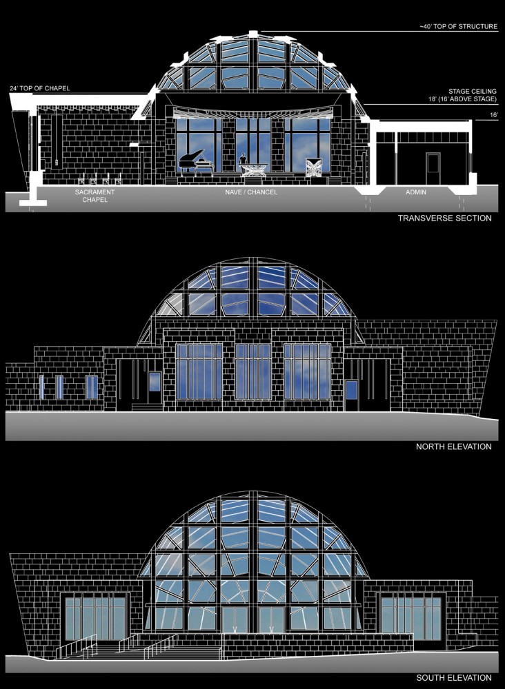 Air Force Village Chapel proposal / R. Miller Architecture