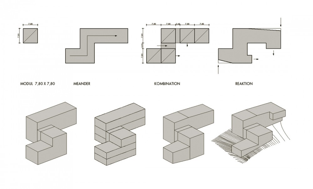 House- Haus M - Titus Bernhard Architects diagrams