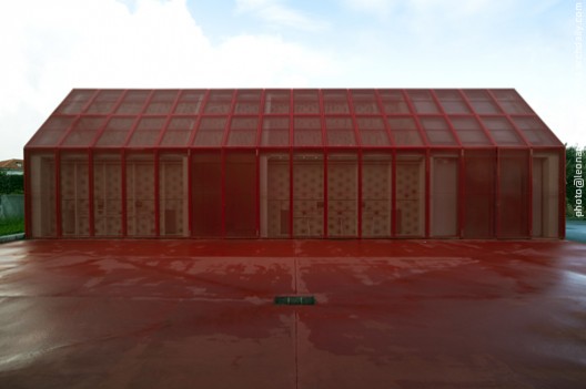 Restrooms building