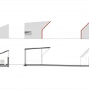 Manhufe Parking Lot - Guilherme Machado Vaz Manhufe Parking Lot - Guilherme Machado Vaz elevation & section