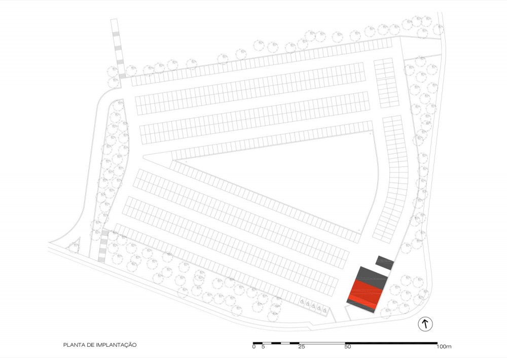 Manhufe Parking Lot - Guilherme Machado Vaz site plan