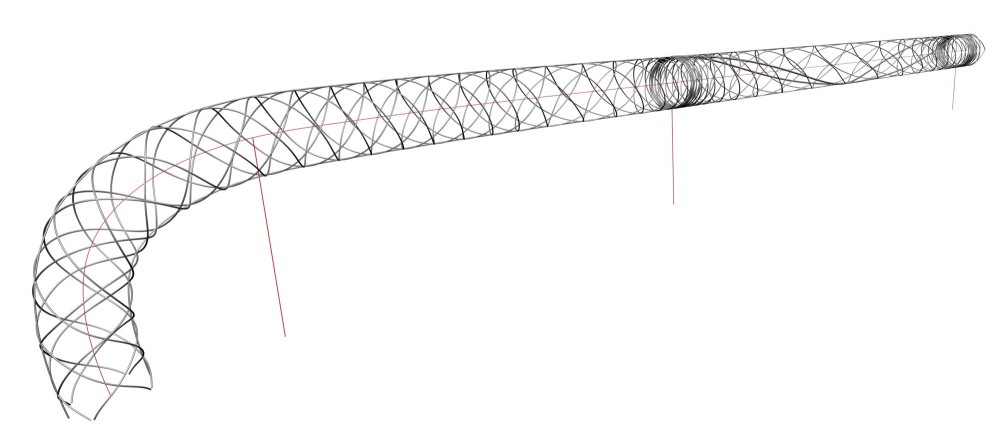 Railway Footbridge at Roche-sur-Yon / HDA & Bernard Tschumi