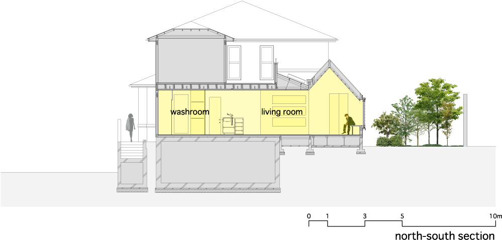 Renovated House in Higachi-Matsubara - Ken'ichi Otani Architects section