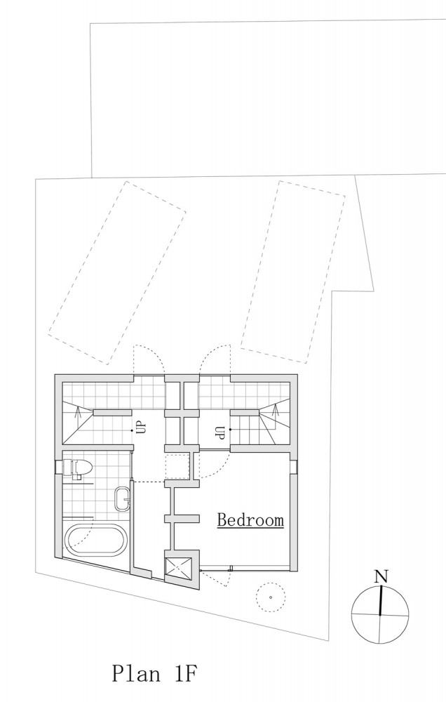 TN House - Miyahara Architect Office first floor plan