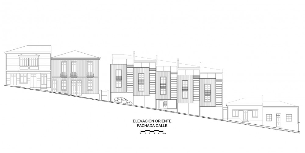 Housing - Lofts Yungay II - Rearquitectura east elevation