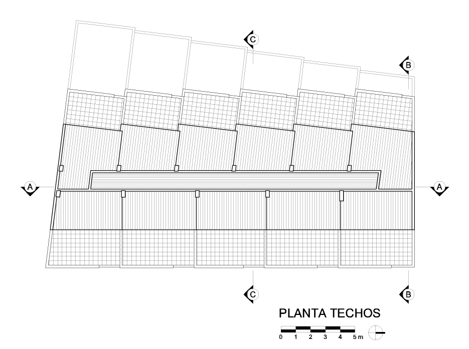 Housing - Lofts Yungay II - Rearquitectura roof plan