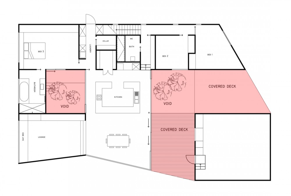 Allens Rivulet House / Room11