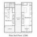 TTN House - Miyahara Architect Office TTN House - Miyahara Architect Office second floor plan