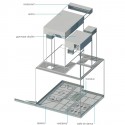 Complexe sportif de l'Assomption - Les Architectes FABG exploded axo