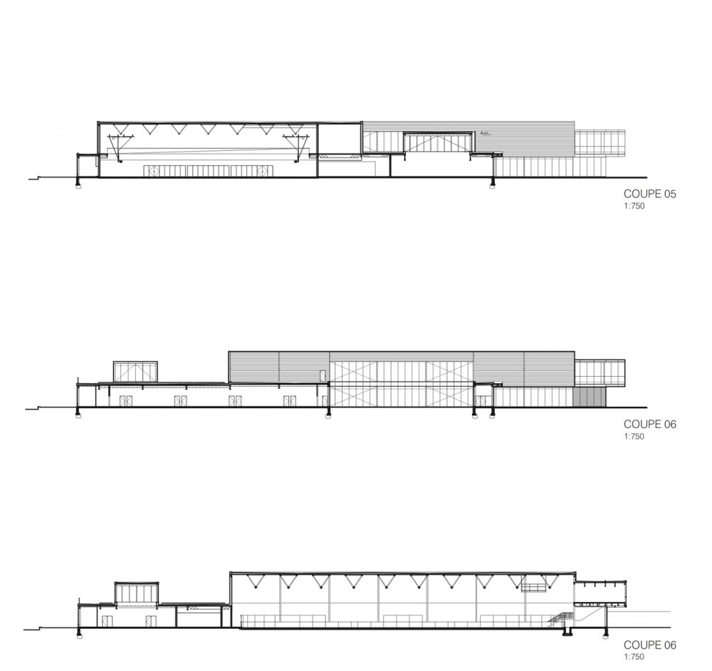 Complexe sportif de l'Assomption - Les Architectes FABG sections 02