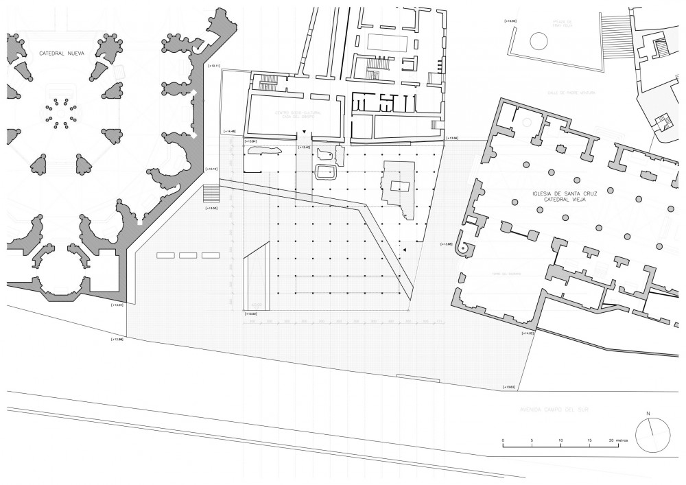 Between Cathedrals - Alberto Campo Baeza underground floor plan