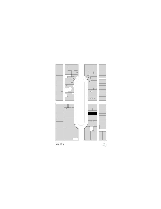Gallery House - Ogrydziak Prillinger Architects site plan
