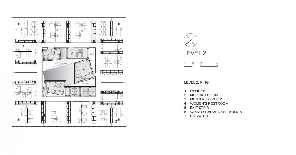 Vakko Headquarters and Power Media Center / REX Plan level 2 © REX