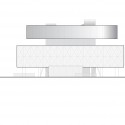 Vakko Headquarters and Power Media Center / REX South elevation © REX