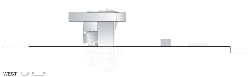 Vakko Headquarters and Power Media Center / REX West elevation (showcase) © REX