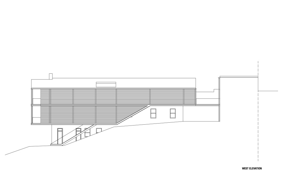 Semi-detached House - Chenchow Little west elevation