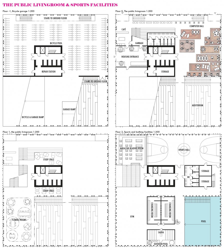 Plans Public livingroom Plans Public livingroom