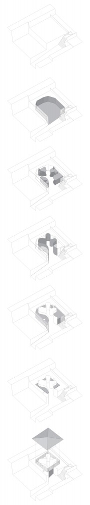 Clover House - Katsuhiro Miyamoto & Associates axo diagram