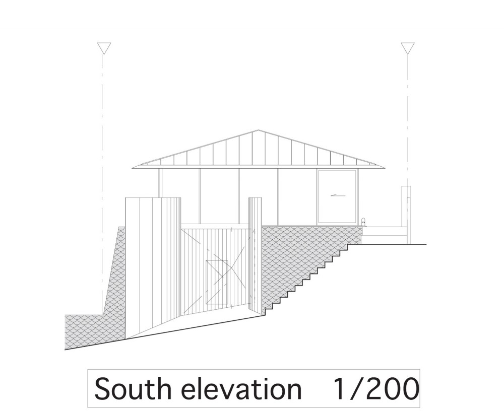 Clover House - Katsuhiro Miyamoto & Associates south elevation