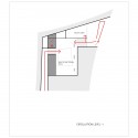 Avelgem Cultural Center - Dierendonckblancke Architecten Avelgem Cultural Center - Dierendonckblancke Architecten level -01 circulation diagram