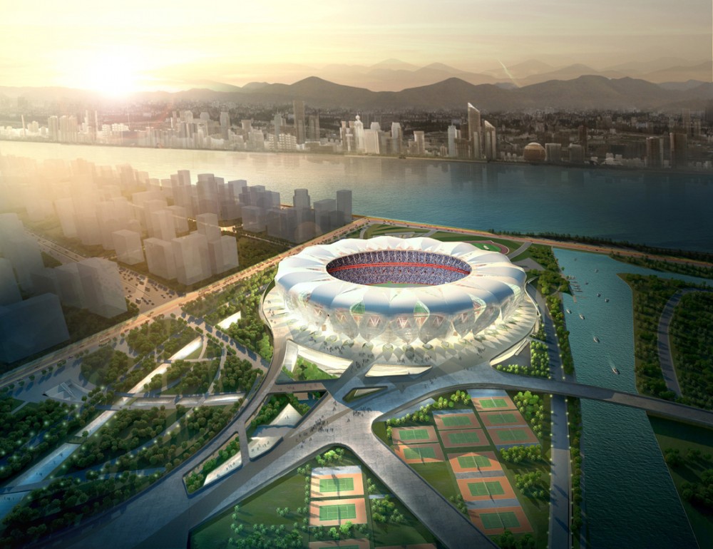 NBBJ and CCDI Break Ground on Hangzhou Sports Park
