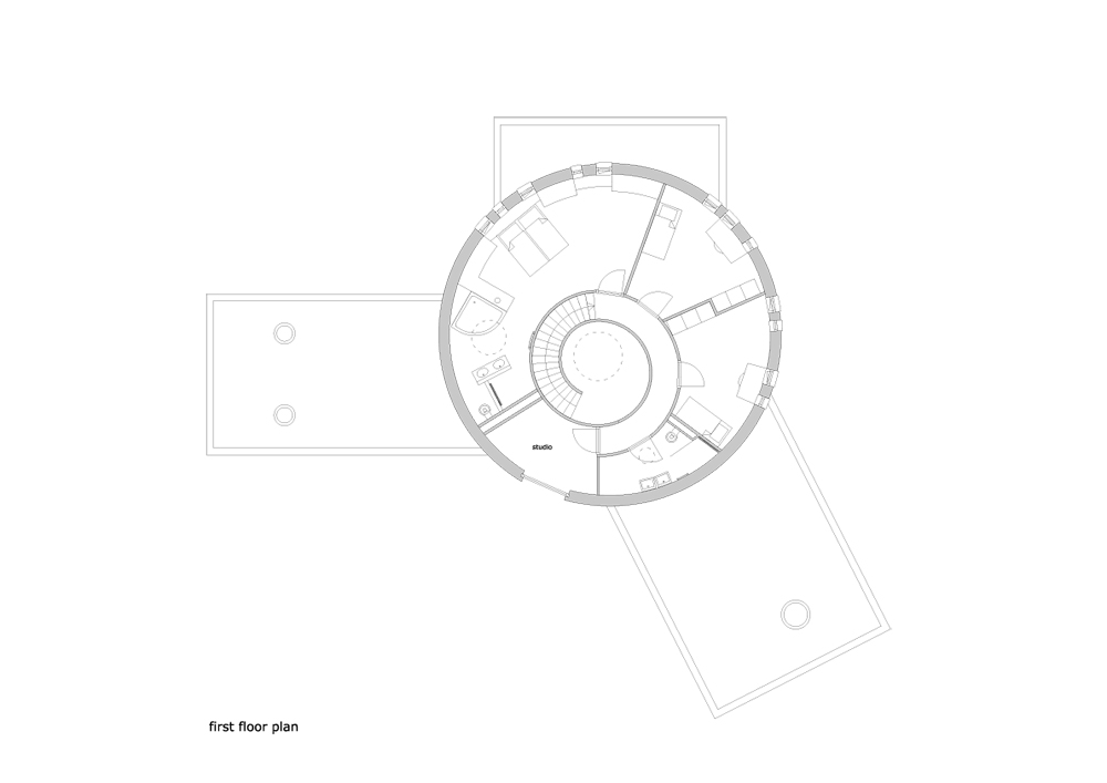House - Villa Dali - 123DV Architecture & Consult first floor plan