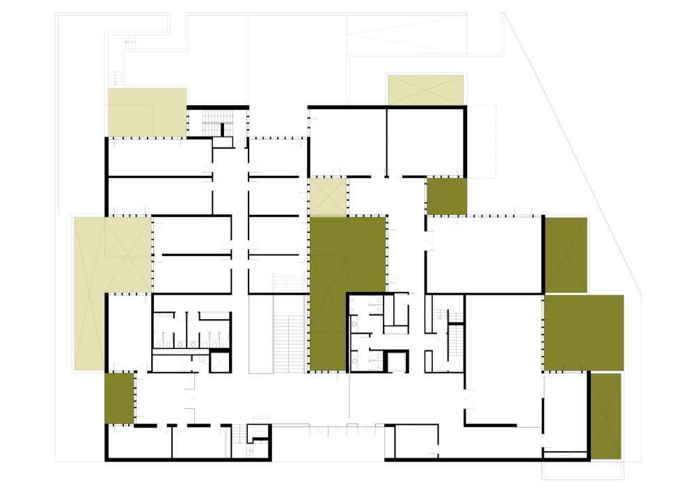 Madan Park Building - PPST Arquitectura ground floor plan