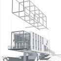 Cantilever House - Anderson Anderson Architecture Cantilever House - Anderson Anderson Architecture exploded perspective