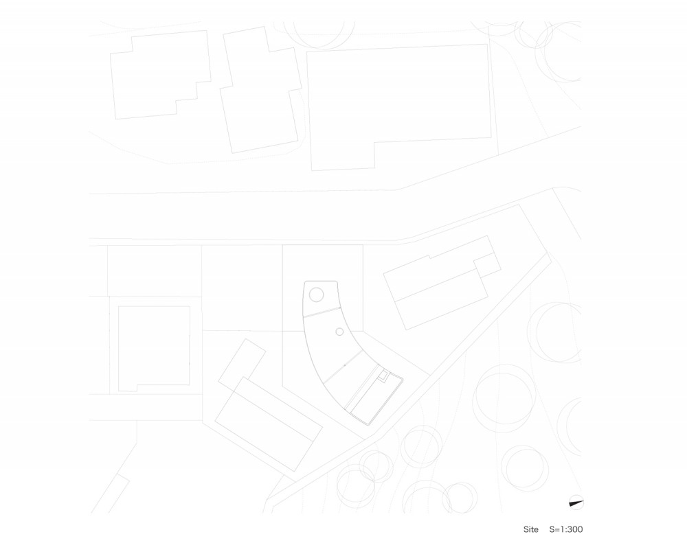 House - SHIP - Katsuhiro Miyamoto & Associates site plan