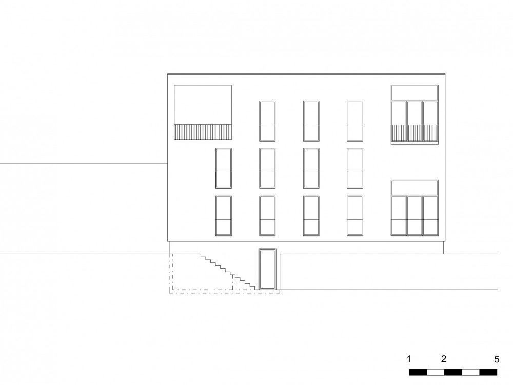 House - Casa Larga - Daniele Claudio Taddei elevation 04