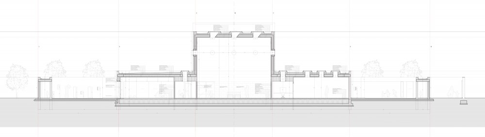 Benetton Kindergarden - Alberto Campo Baeza section details