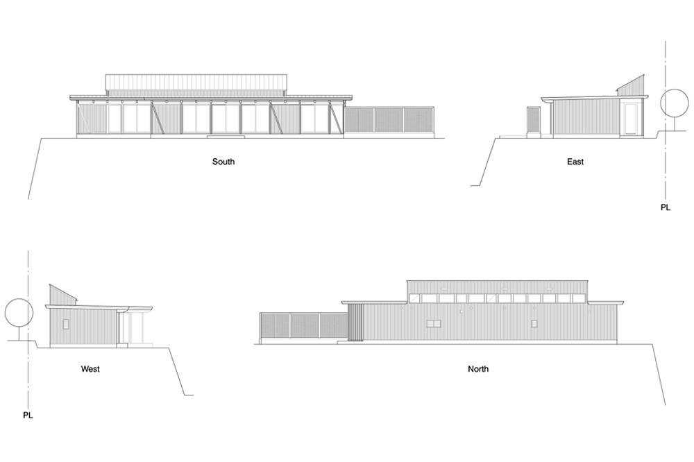 B House - Anderson Anderson Architecture - Nishiyama Architects elevations