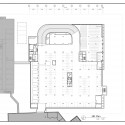 Myongji University Bangmok Library - Gansam Architects & Associates first basement plan