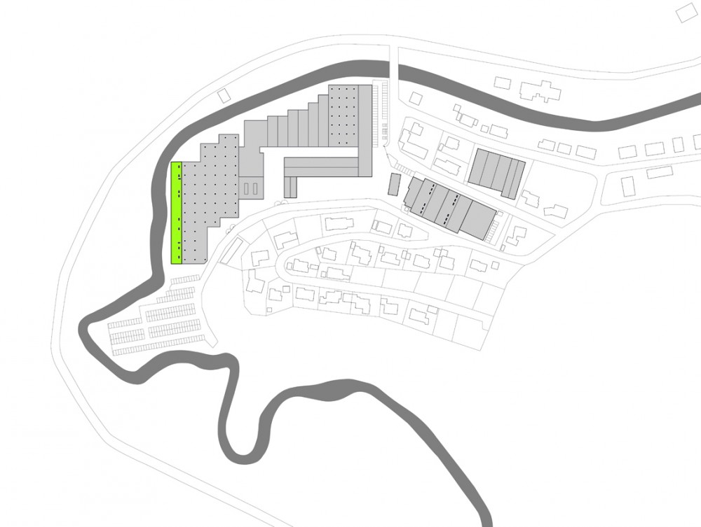 Office Building with Training Workshop - Barkow Leibinger Architekten site plan