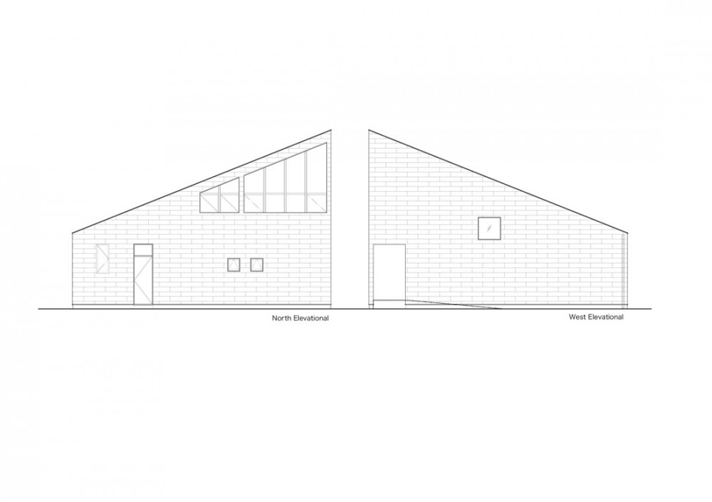 Shirakuchi House - Design nico Architect Associates elevation 01