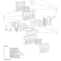 Chameleon House - Anderson Anderson Architecture exploded axo