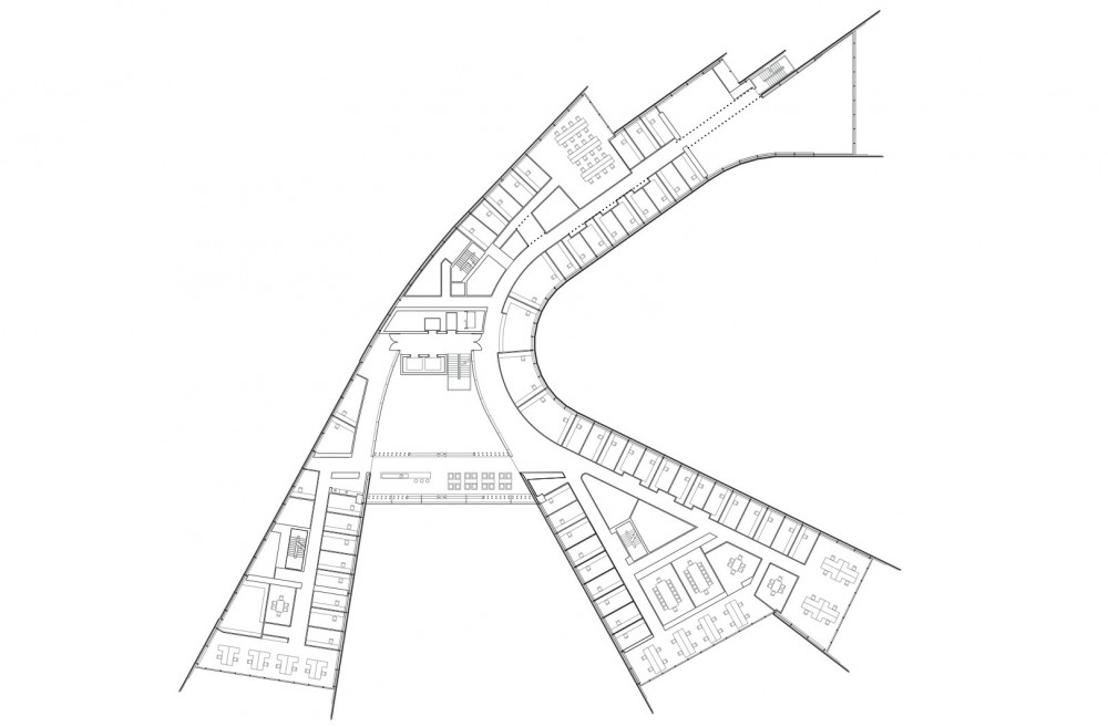 Business School and Teaching Complex - FJMT + Archimedia level 06 plan