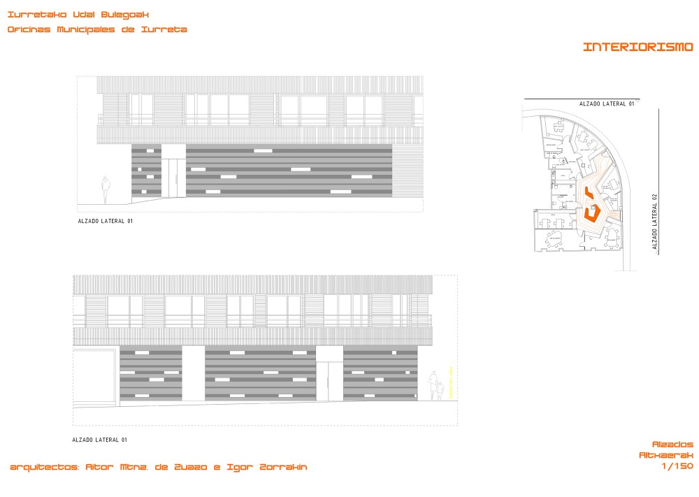 Iurreta's Town Hall Offices - Aitor Martinez de Zuazo elevations